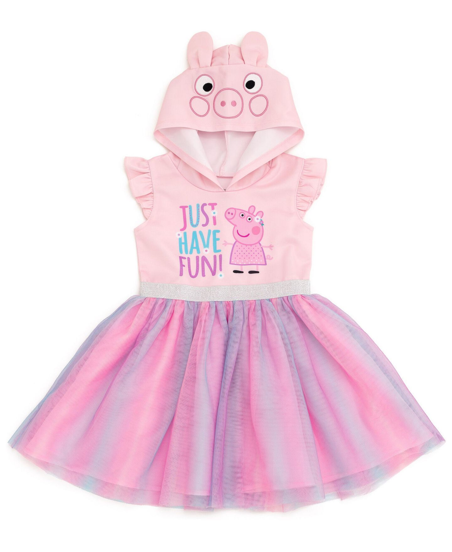 Платье Peppa Pig Mesh Tulle Dress для девочек, цвет: Розовый — фото 1