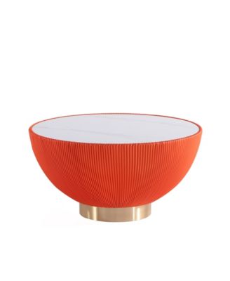 Anderson 28.15" Wide Leatherette Upholstered Coffee Table