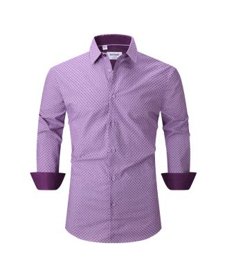 Men's Fancy Gingham Dress Shirt