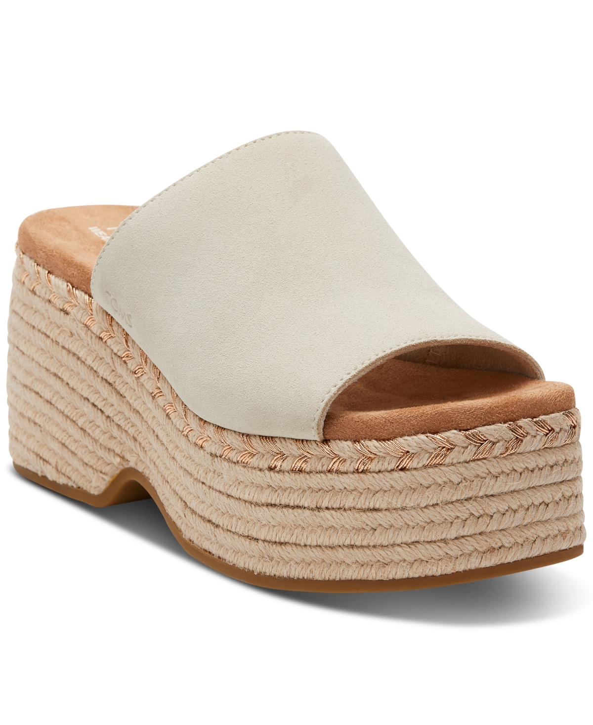 Toms Women's Laila Slide Platform Espadrille Sandals