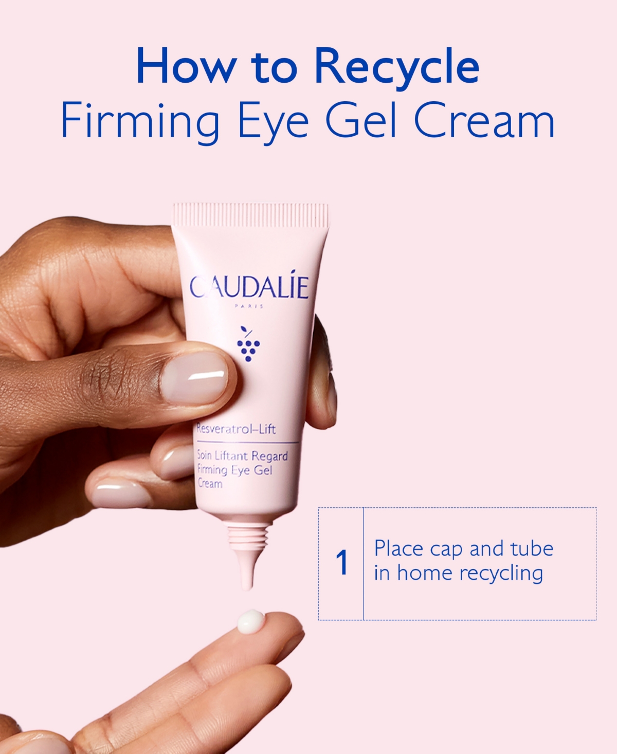 Shop Caudalíe Resveratrol-lift Firming Eye Gel Cream In No Color