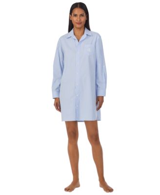 Women's Long-Sleeve Roll-Tab His Shirt Sleepshirt
