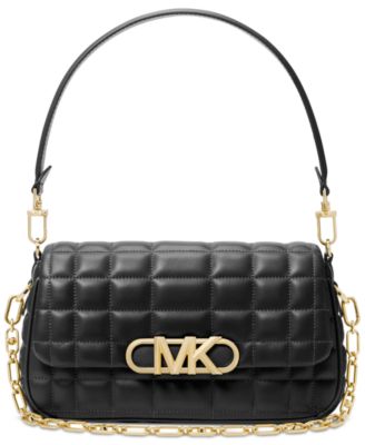 Michael Kors - Parker Small Leather Convertible Pouchette Shoulder Bag