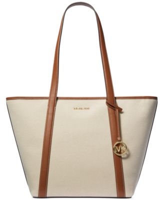 Michael Kors Jet Set Large White deals Tan Tote Purse