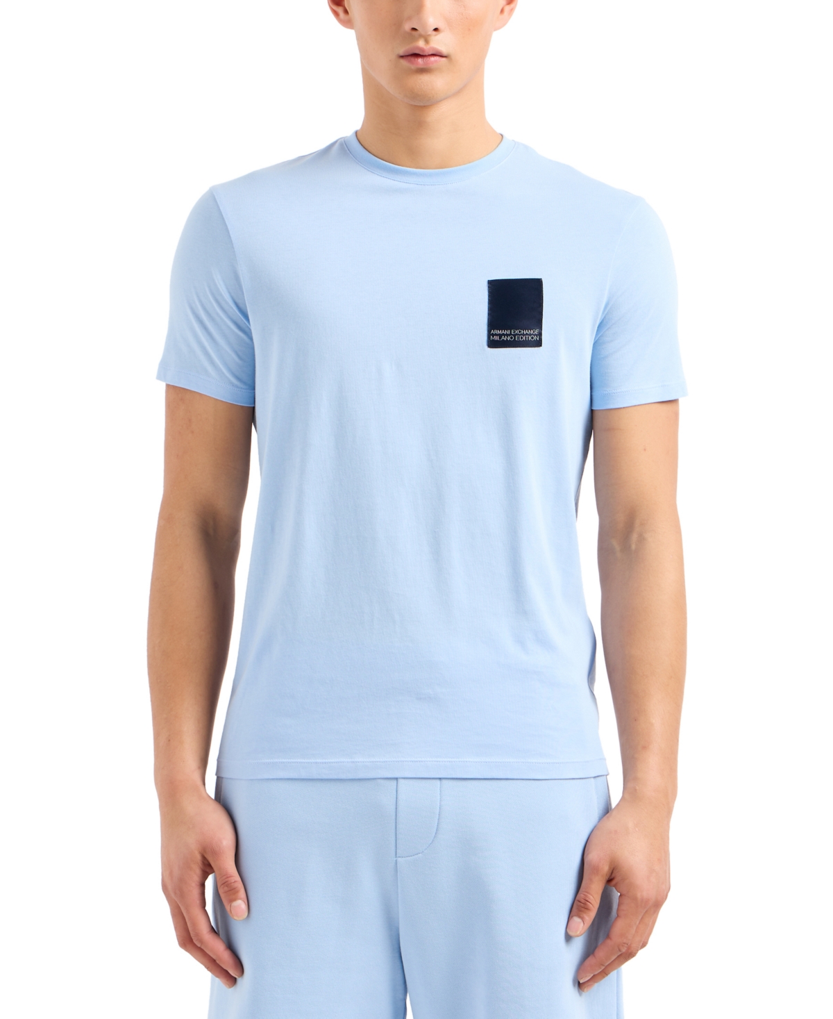 A|X Armani Exchange Men's Limited Edition Milano Logo Patch T-Shirt