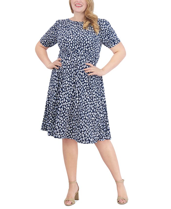 Macy's jessica howard discount plus size dress