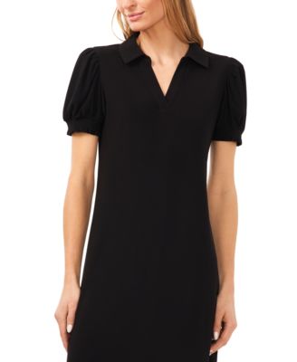 Women's Short Sleeve Knit Polo Dress