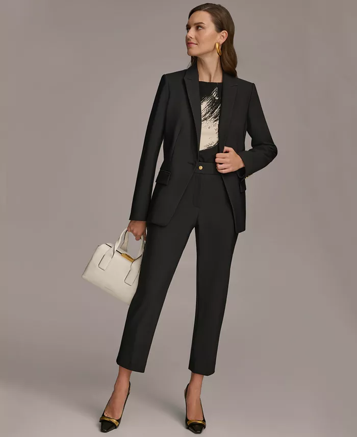 Women's One Button Blazer - thumbnail 3