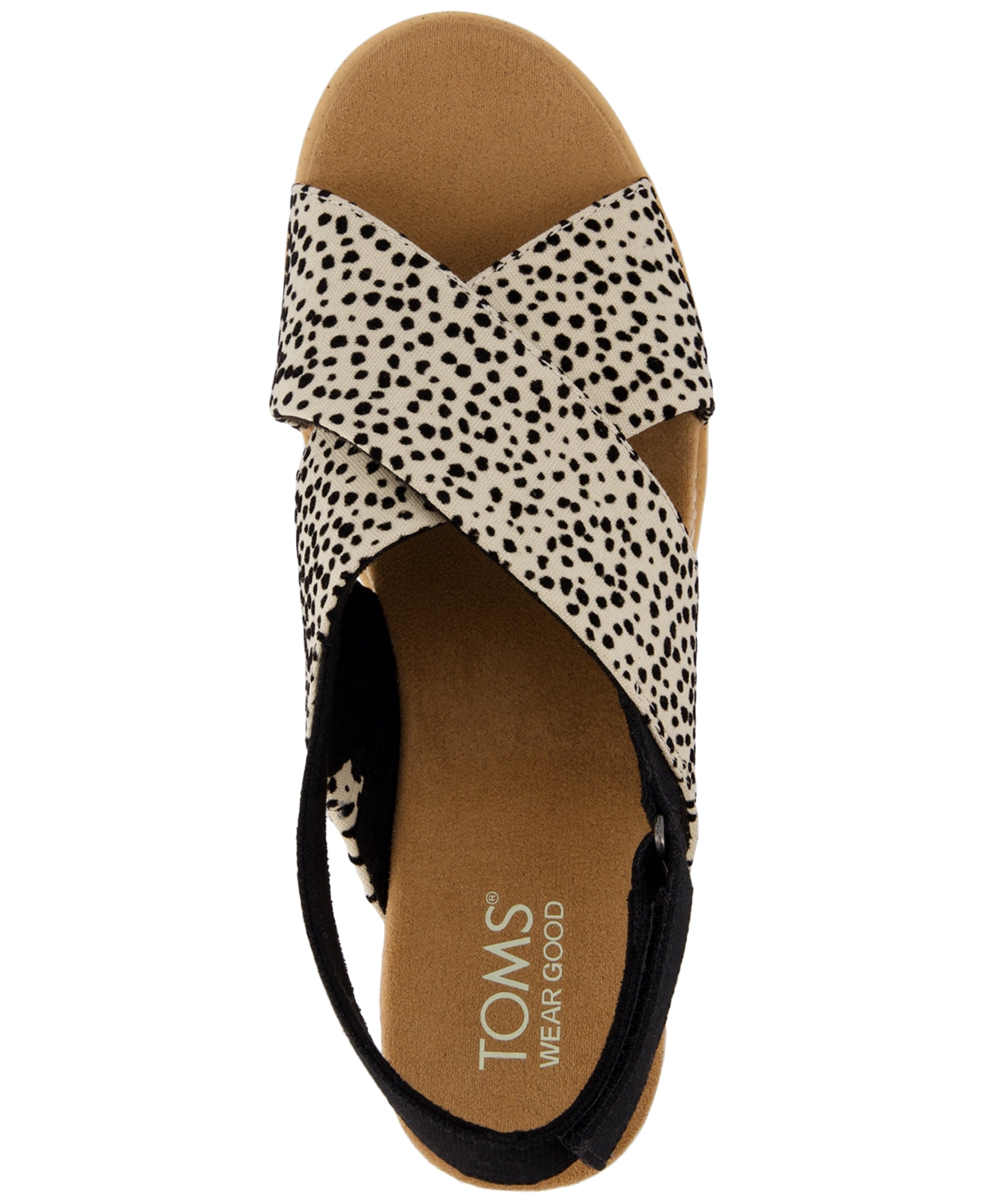 TOMS WOMEN'S DIANA CRISSCROSS PLATFORM WEDGE SANDALS 