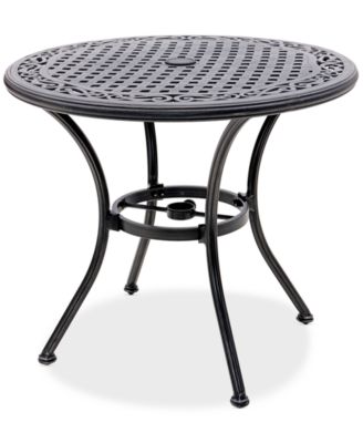 Wythburn Mix and Match 32" Round Cast Aluminum Outdoor Bistro Table