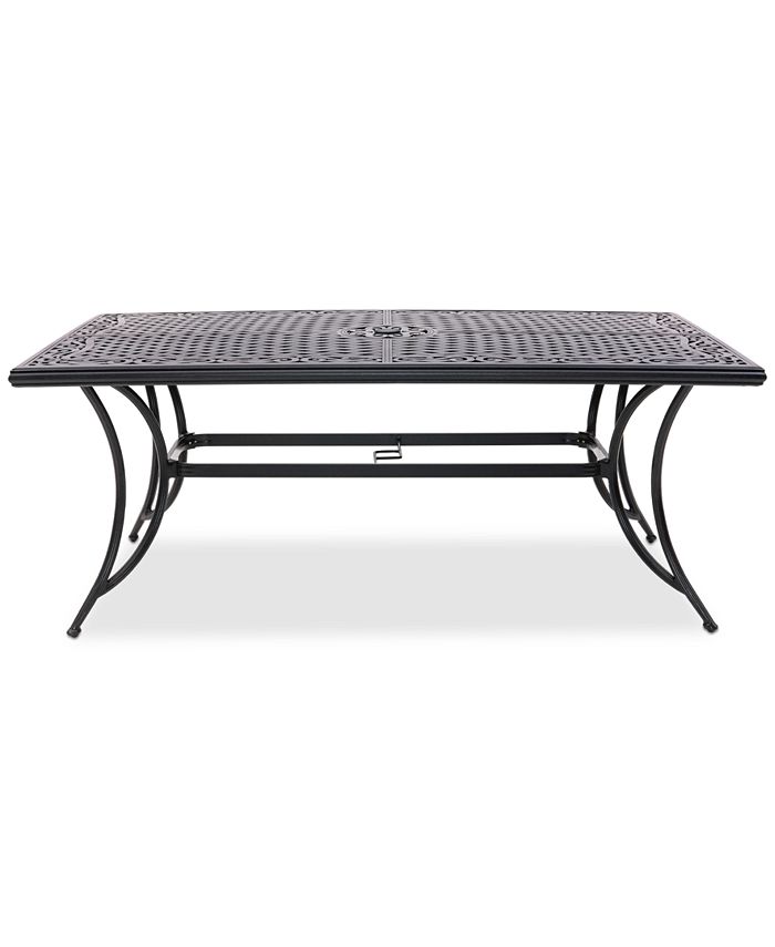 Agio Wythburn Mix and Match 72"x 38" Cast Aluminum Outdoor Dining Table