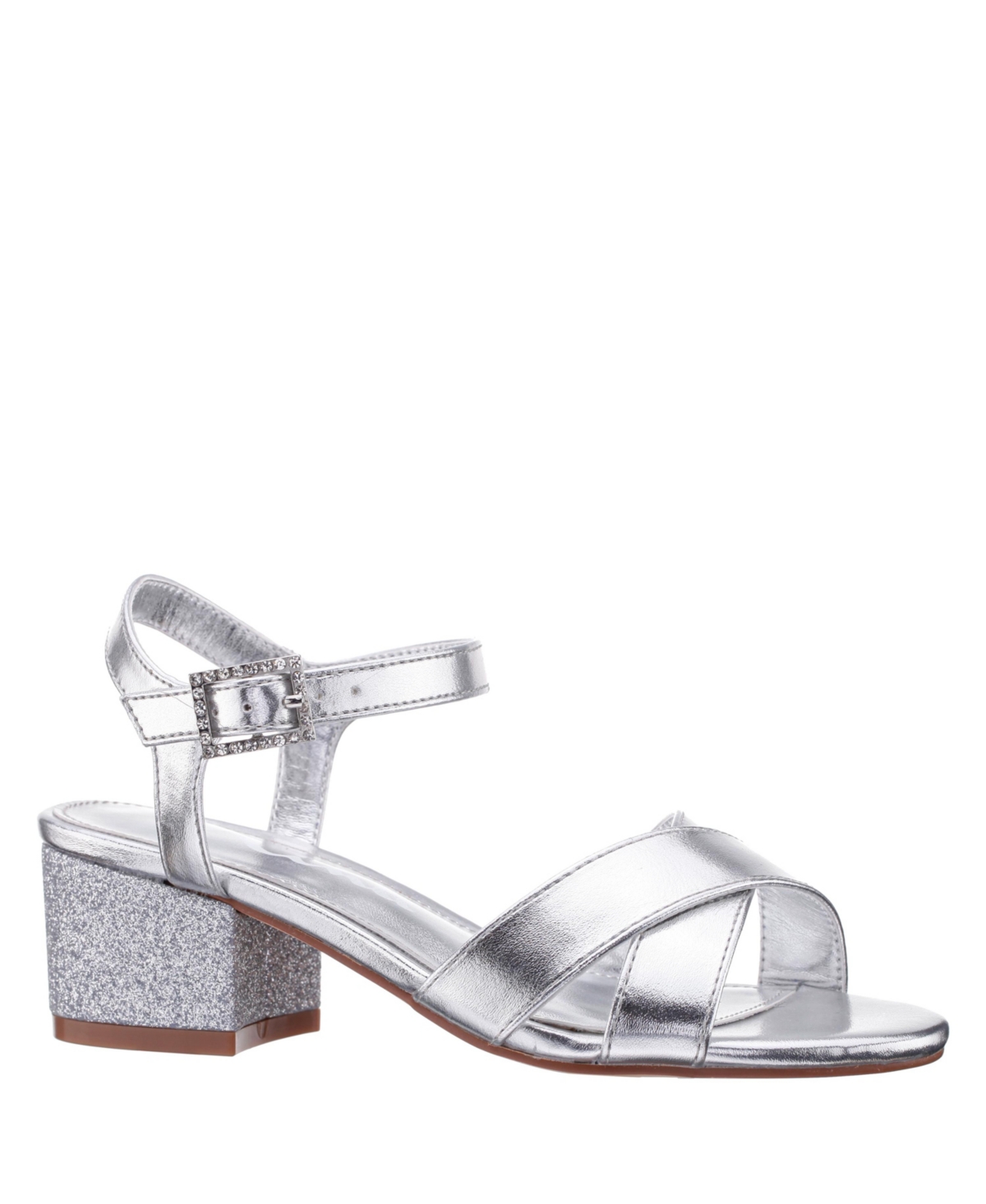 Nina Little Girls Block Heel Dress Sandals