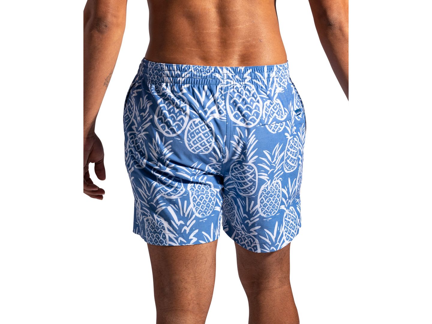 Плавки-боксеры The Thigh-Naples 5-1/2" для мужчин — Chubbies, цвет: Средний синий — фото 2