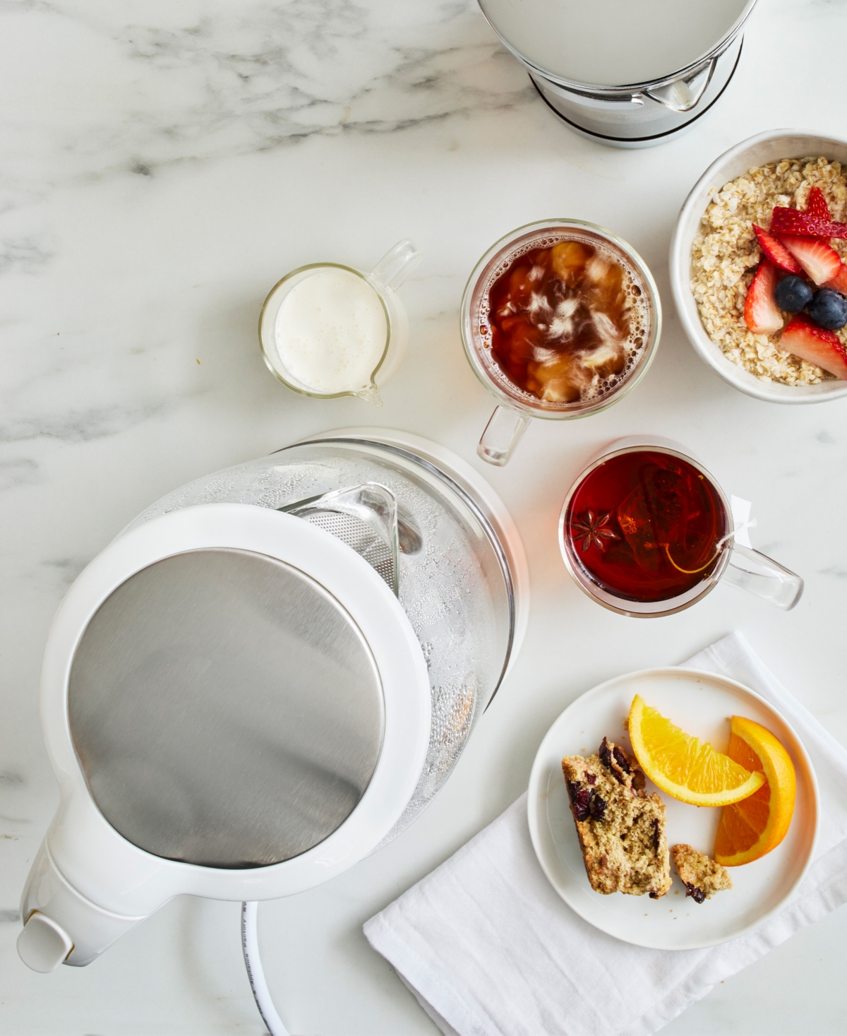 Greenlife Qwik And Ez Kettle In White