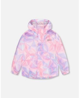Packable Windbreaker Printed Foil Pastel Packable Windbreaker Printed Foil Pastel