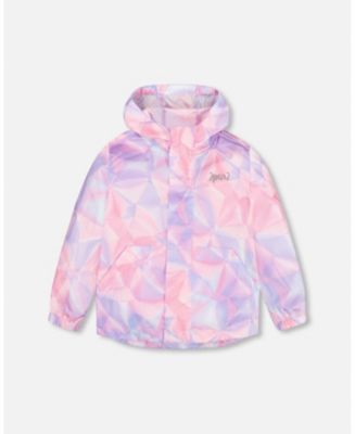 Packable Windbreaker Printed Foil Pastel