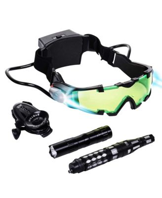 Spy Gear Set for Kids Night Vision Goggles and Spy Accessories Kit Micro Voice Disguiser Infrared Chaser Equipment Surveillance Toys for Kids 8 12 Macy s