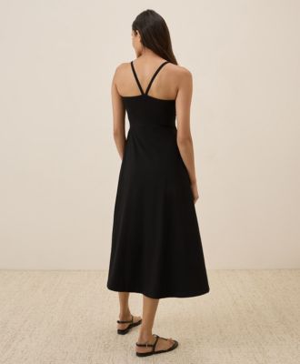 Women's Organic Cotton Fit & Flare Midi Dress - Shorty