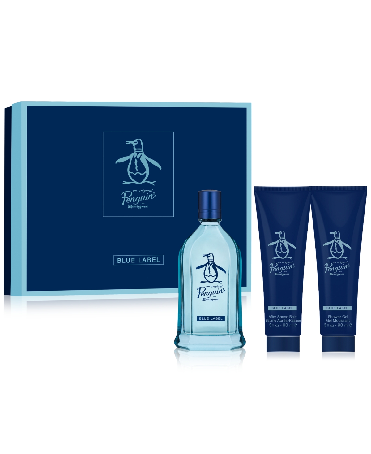 Original Penguin Men's 3-pc. Blue Label Eau De Toilette Gift Set In White
