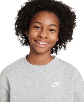 Sportswear Big Girls Club Fleece Oversized-Fit Sweatshirt 