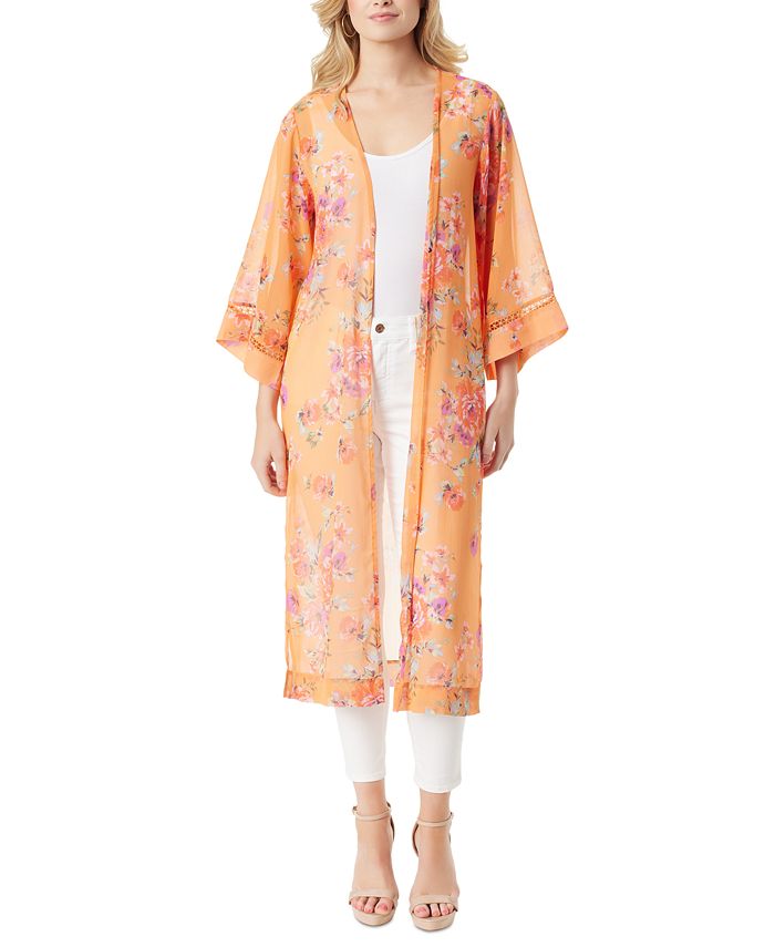 Macy's kimono dress best sale