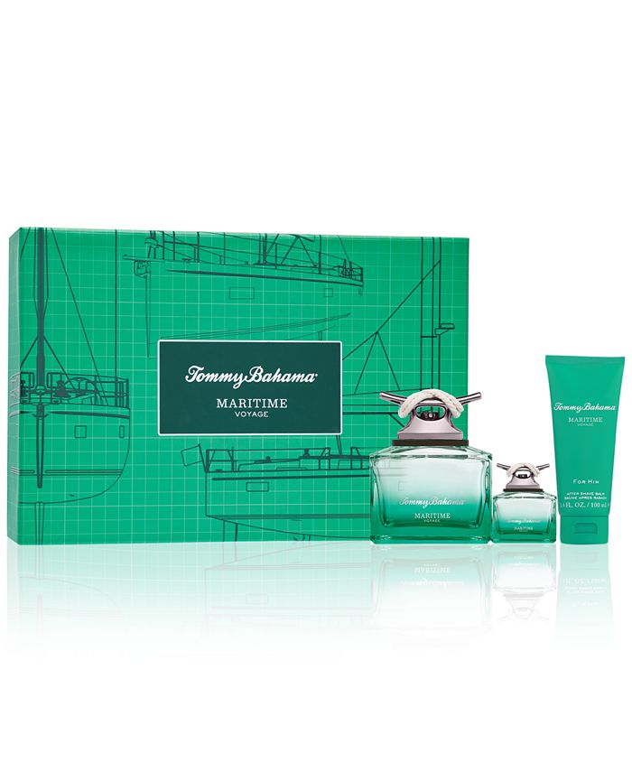 Tommy Bahama Men's 3Pc. Maritime Voyage Eau de Cologne Gift Set Macy's
