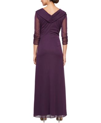 Portrait Collar Alex Evening Dresses