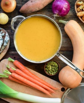 ProBond&reg; Clad Stainless Steel 4-Quart Covered Saucepan with Helper Handle