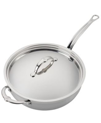 ProBond&reg; Clad Stainless Steel 5-Quart Covered Essential Pan with Helper Handle