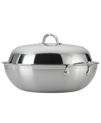 ProBond&reg; Clad Stainless Steel 14" Covered Wok