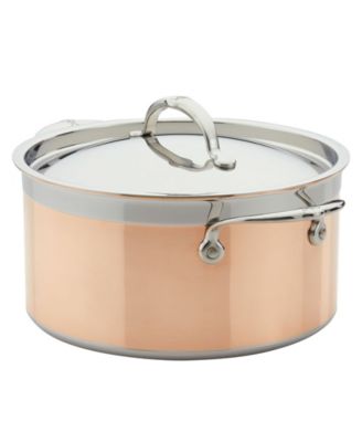 CopperBond Copper Induction 6-Quart Covered Stock Pot