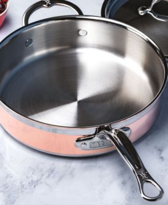 CopperBond Copper Induction 3.5-Quart Covered Saute with Helper Handle