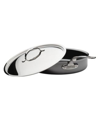 NanoBond Titanium Stainless Steel 5-Quart Covered Saute with Helper Handle
