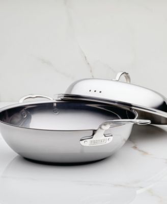 NanoBond Titanium Stainless Steel 14" Chefs Pan with Helper Handle