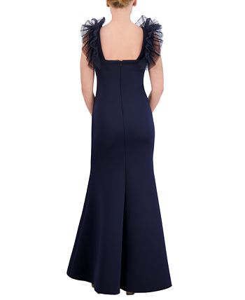 Eliza j ruffle top off the shoulder dress