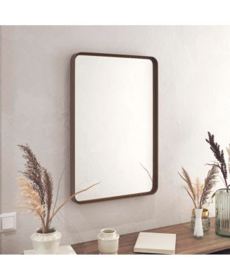 Wall Mirror Large Mirror, Rustic Accent Mirror For Bathroom, Entry, Dining Room, & Living Room. Metal Mirror