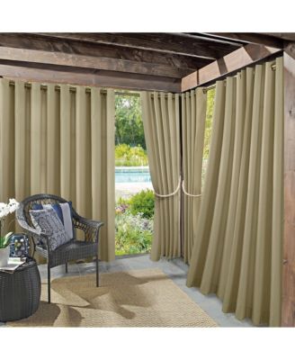 Sailor Indoor/Outdoor UV Protectant Room Darkening Grommet Curtain Panel