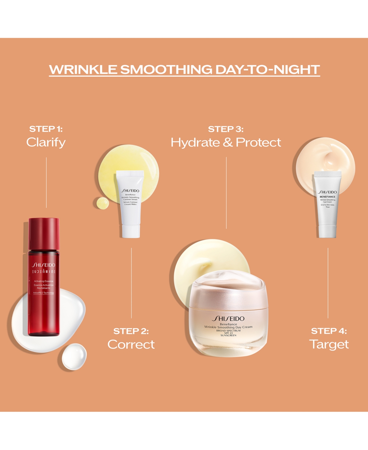 Shop Shiseido 4-pc. Wrinkle Smoothing Day-to-night Skincare Set In No Color