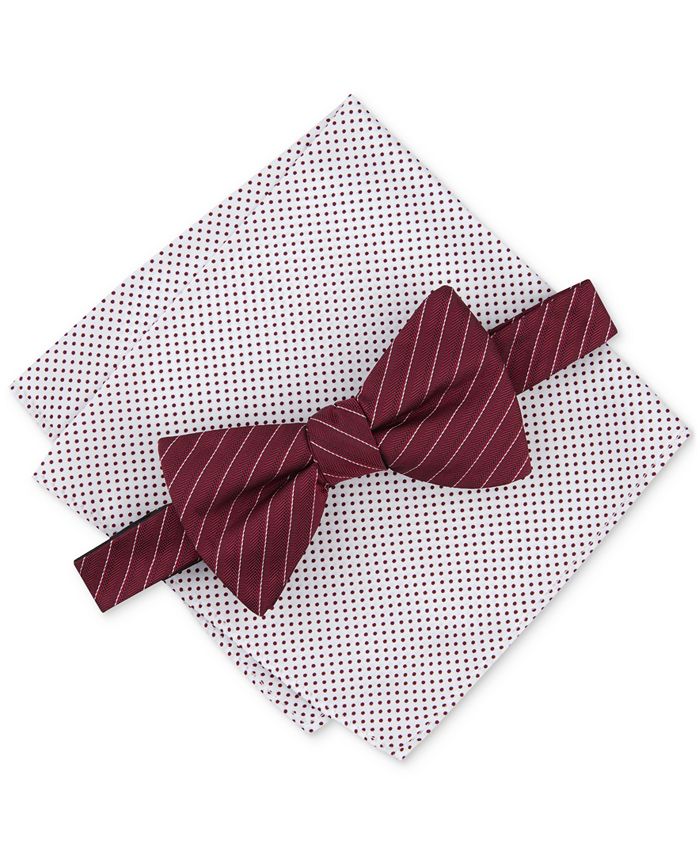 alfani bow tie and pocket square