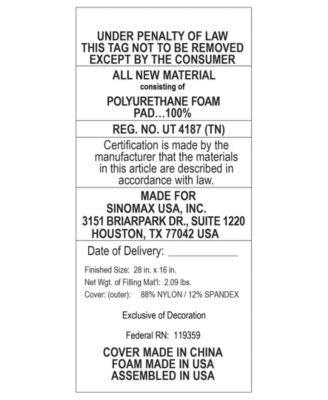 Cool Sleep Memory Foam Pillow, Jumbo