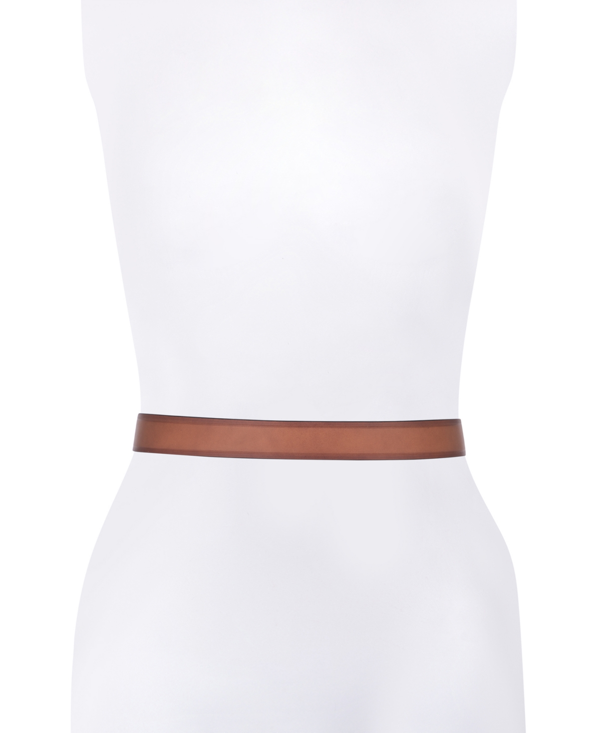 Michael Michael Kors Women's Gold-Tone-Buckle Leather Belt
