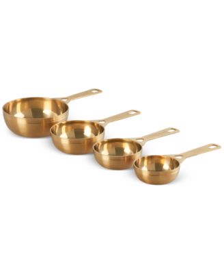 Gold-Tone Measuring Cups, Set of 4
