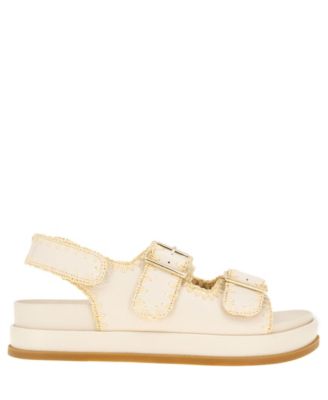 Women's Beena Footbed Hook and Loop Flatform Sandals