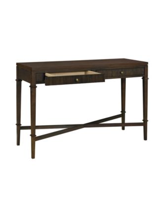 Martha Stewart Kenna 47.5" Fluted 2-Drawer Wood Storage Console Table