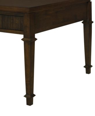 Martha Stewart Kenna 44" Fluted 2-Drawer Wood Coffee Table