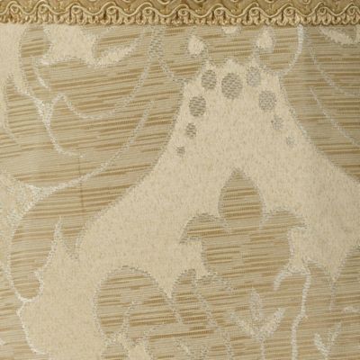 Traditional Vintage like Shabby Chic Standing Floor Lamp 60" Tall Antique White Washed with Ivory Brocade Fabric Bell Shade Decor for Living Room Reading House Bedroom Family Home - 360 Lighting