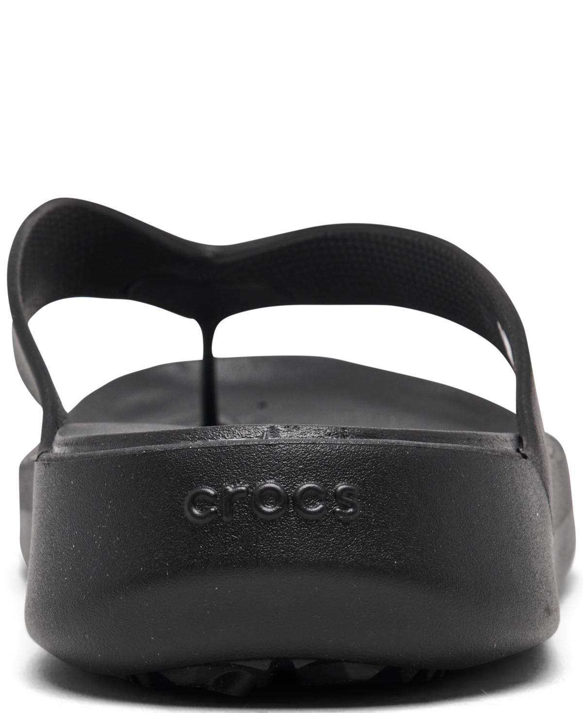 Crocs Getaway Platform Flip Flops In Black