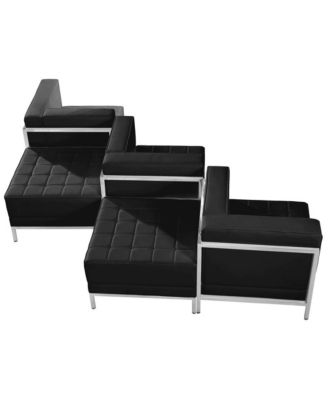 Home Office 5 Piece Chair & Ottoman Set