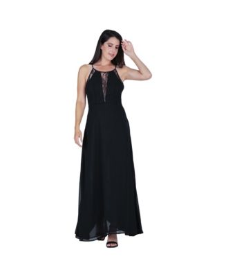 Maelys - Lace-Up Sleeveless Maxi Dress