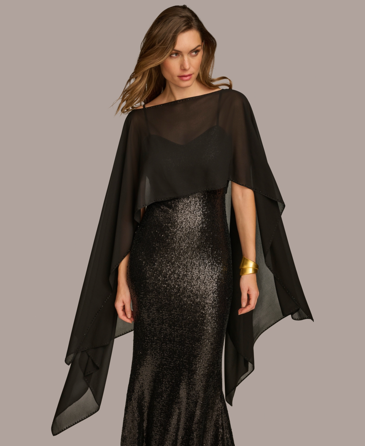 Donna Karan Women's Chiffon Formal Caplet